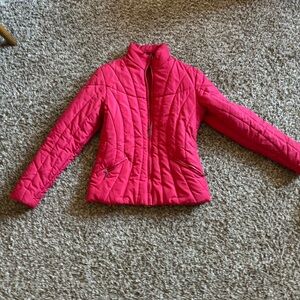 Kids Pink Quilted Jacket